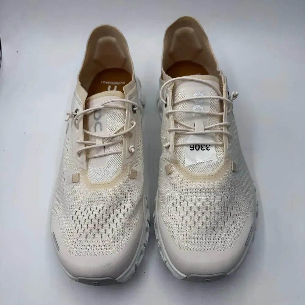 NEW On Running Cloud 6 Coast Women's Sneakers in Gardenia / Sphinx Size US 7 - Picture 9 of 9